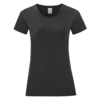 Футболка "Ladies Iconic", черный, XL, 100% хлопок, 150 г/м2 (Изображение 1)