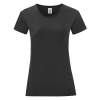 Футболка "Ladies Iconic", черный, XL, 100% хлопок, 150 г/м2 (Изображение 1)