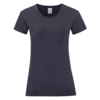 Футболка "Ladies Iconic",  темно-синий, XS, 100% хлопок, 150г/м2 (Изображение 1)