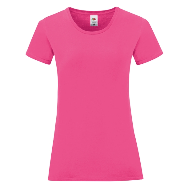 Футболка "Ladies Iconic", ярко-розовый, XS, 100% хлопок, 150г/м2 (Изображение 1)