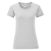 Футболка "Ladies Iconic",  серый меланж, XL, 97% х/б, 3% полиэcтер, 150г/м2 (Изображение 1)