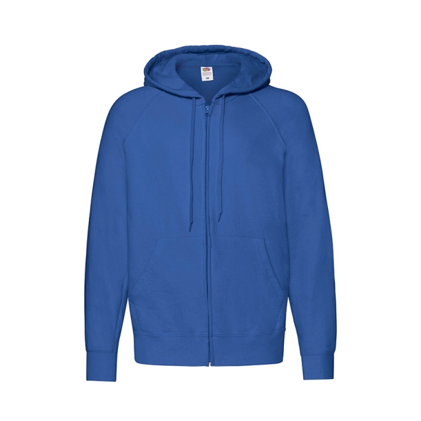 Толстовка без начеса "Lightweight Hooded Sweat",  ярко-синий, M, 80% х/б 20% полиэстер, 240 г/м2 (Изображение 1)
