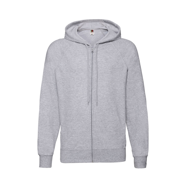 Толстовка без начеса "Lightweight Hooded Sweat",  серый, M, 80% х/б 20% полиэстер, 240 г/м2 (Изображение 1)