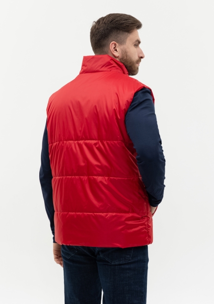 Жилет унисекс STAN утепленный таффета 210T,200, 84 (Красный) 60-62/5XL (Изображение 4)
