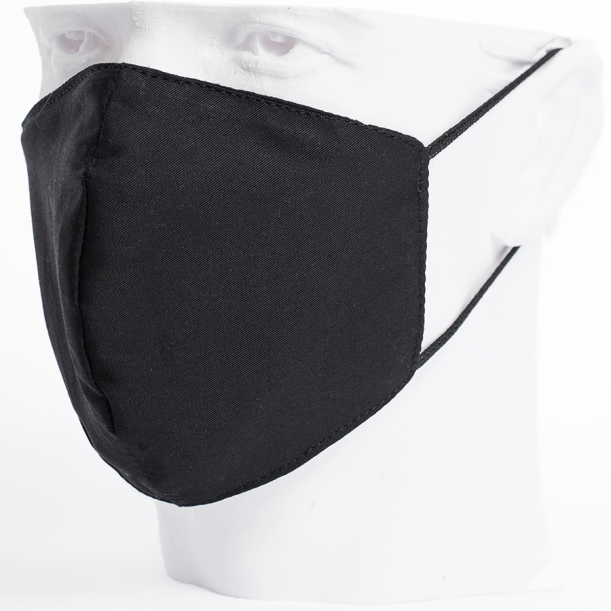 Бесклапанная фильтрующая маска RESPIRATOR 800 HYDROP черная без логотипа в фирменном пакете (Изображение 1)