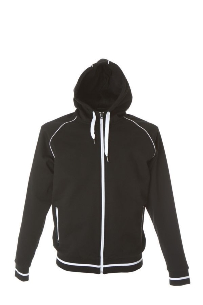 Толстовка мужская "COIMBRA" , черный, 2XL, 80% полиэстер, 20% хлопок, 320 г/м2 (Изображение 1)