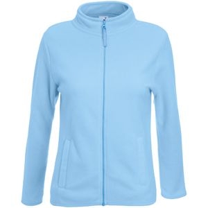 Толстовка "Lady-Fit Micro Jacket", небесно-голубой_S, 100% п/э, 250 г/м2 (Изображение 1)