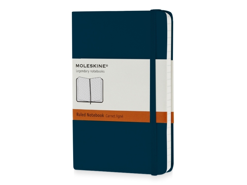 Записная книжка А6 (Pocket) Classic (в линейку) (синий) A6 (Изображение 1)