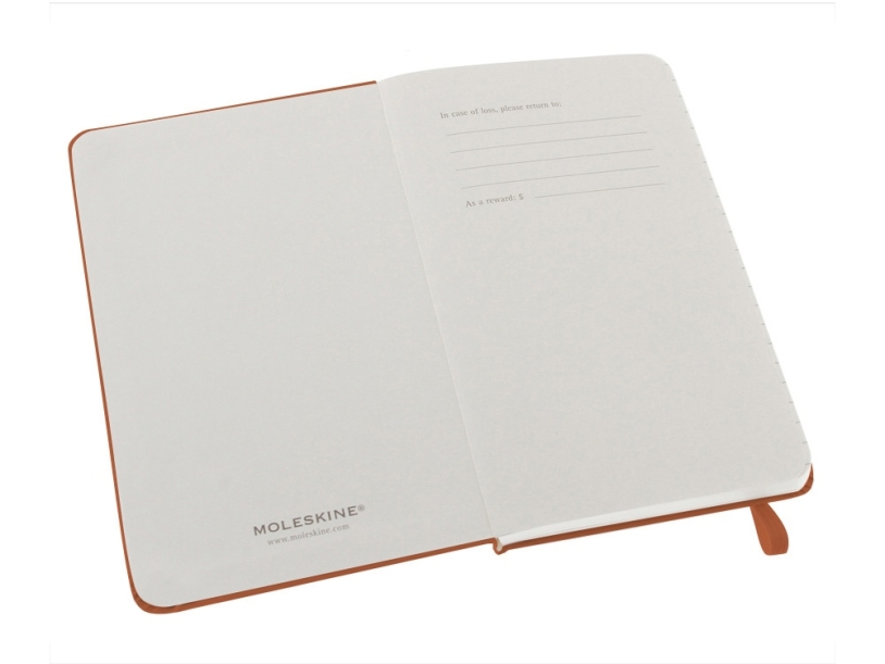 Записная книжка А6 (Pocket) Classic (в линейку) (оранжевый) A6 (Изображение 2)