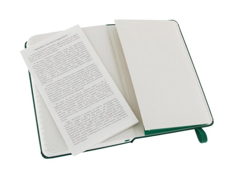 Записная книжка А6 (Pocket) Classic (в линейку) (зеленый) A6 (Изображение 4)