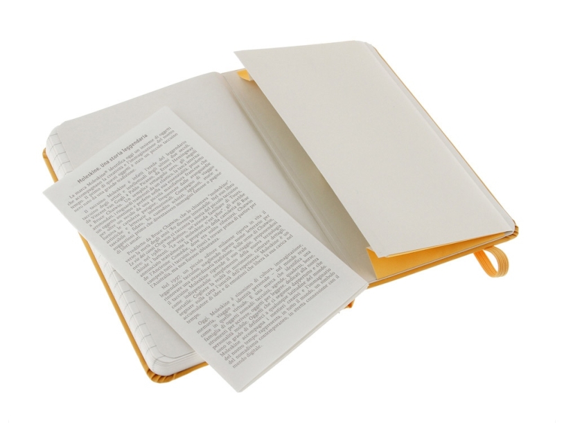 Записная книжка А6 (Pocket) Classic (в линейку) (оранжевый) A6 (Изображение 4)