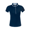 Рубашка поло женская RODI LADY, темно-синий, S, 100% хлопок, 180 г/м2 (Изображение 1)