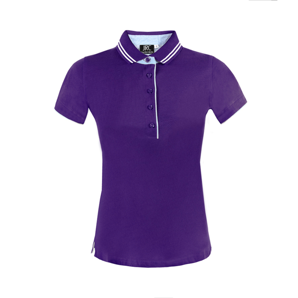Рубашка поло женская RODI LADY, фиолетовый, L, 100% хлопок, 180 г/м2 (Изображение 1)