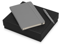 Подарочный набор Moleskine Hemingway с блокнотом А5 и ручкой, черный