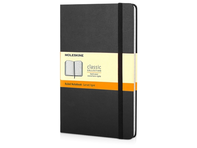 Подарочный набор Moleskine Hemingway с блокнотом А5 и ручкой (черный)  (Изображение 3)