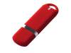 USB 2.0- флешка на 2 Гб, soft-touch (красный) 2Gb (Изображение 1)