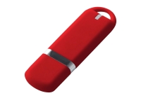 USB 2.0- флешка на 32 Гб, soft-touch (красный) 32Gb