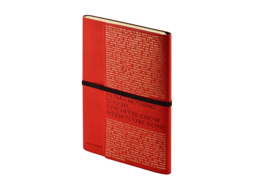 Ежедневник недатированный А5 Bilbao (красный)  (Изображение 1)