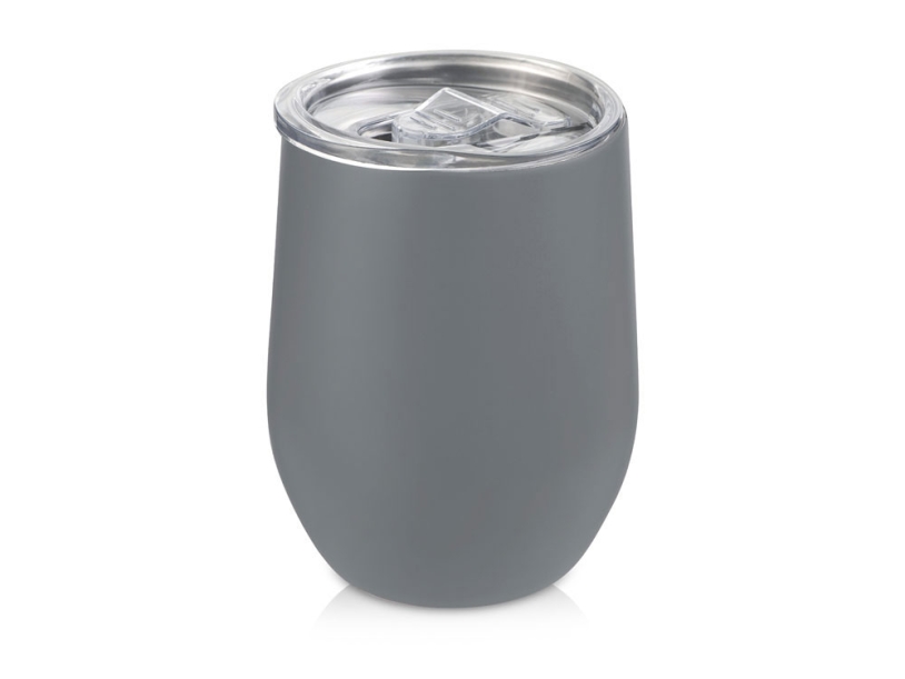 Термокружка Vacuum mug C1, soft touch, 370 мл (серый)  (Изображение 1)