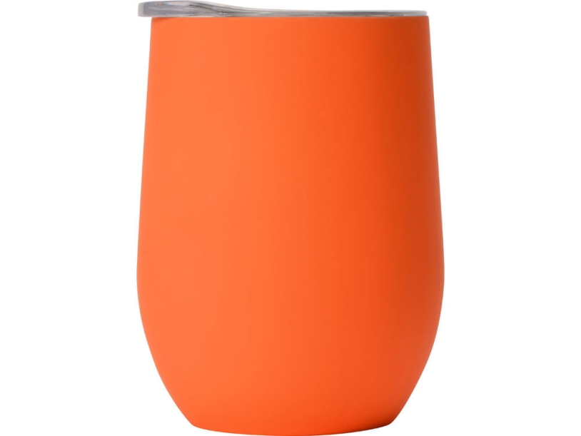 Термокружка Vacuum mug C1, soft touch, 370 мл (оранжевый)  (Изображение 3)