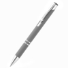 Ручка металлическая Molly софт-тач, серая (Изображение 1)