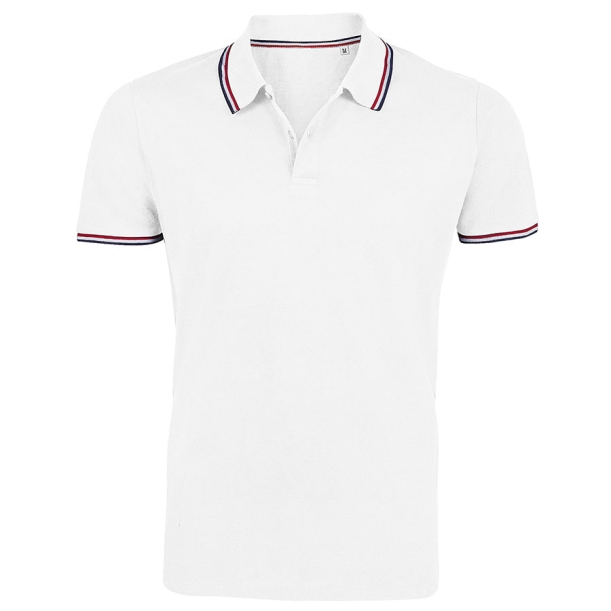 Поло "Prestige men", белый_2XL, 100% х/б, 200 г/м2 (Изображение 1)