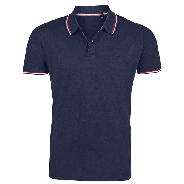 Поло "Prestige men", темно-синий_2XL, 100% х/б, 200 г/м2 (Изображение 1)