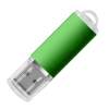 USB flash-карта "Assorti" (16Гб), зеленая, 5,8х1,7х0,8 см, металл (Изображение 1)