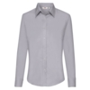 Рубашка "Lady-Fit Long Sleeve Oxford Shirt", светло-серый_M, 70% х/б, 30% п/э, 135 г/м2 (Изображение 1)