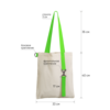 Шоппер Superbag (неокрашенный с салатовым) (Изображение 3)