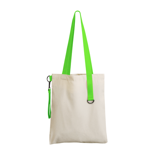 Шоппер Superbag (неокрашенный с салатовым) (Изображение 4)