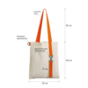 Шоппер Superbag с ремувкой 4sb (неокрашенный с оранжевым) (Изображение 3)