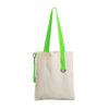 Шоппер Superbag с ремувкой 4sb (неокрашенный с салатовым) (Изображение 2)