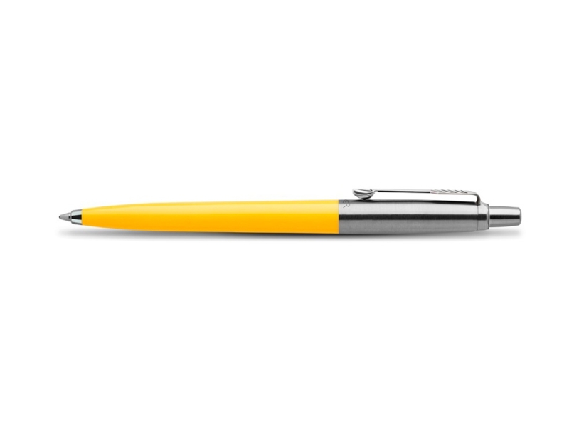 Ручка шариковая Parker Jotter Originals в эко-упаковке (желтый/серебристый)  (Изображение 2)