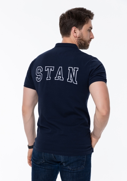 Рубашка поло унисекс STAN хлопок/эластан 200, 05 (Темно-синий) 56/XXXL (Изображение 15)