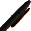 Ручка шариковая Prodir DS5 TRR-P Soft Touch, черная с оранжевым (Изображение 6)
