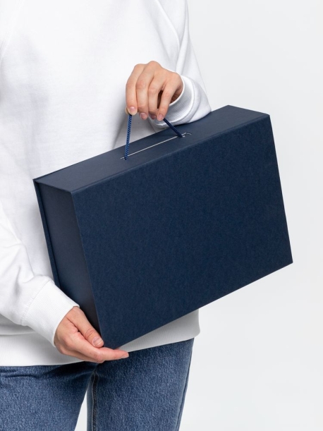 Коробка Case, подарочная, синяя (Изображение 5)
