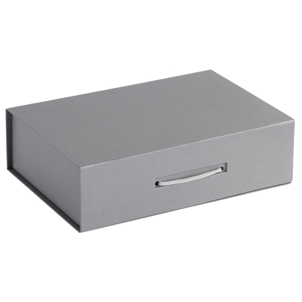 Коробка Case, подарочная, серебристая (Изображение 1)