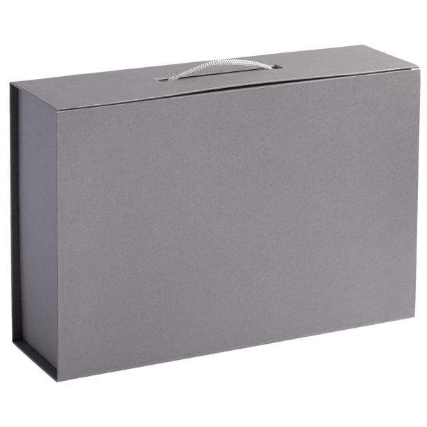 Коробка Case, подарочная, серебристая (Изображение 4)