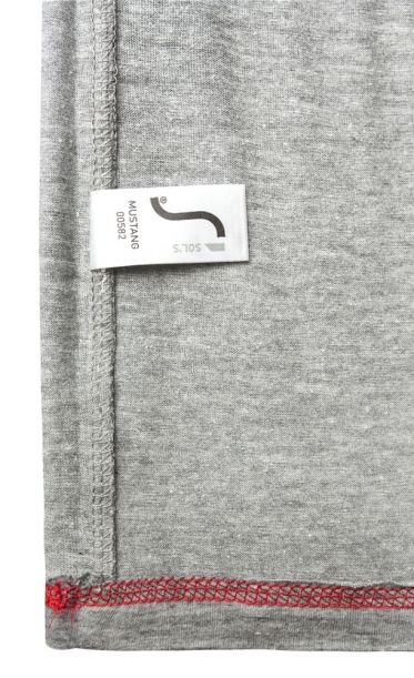 Футболка мужская приталенная Regent Fit черный меланж, размер XS (Изображение 6)