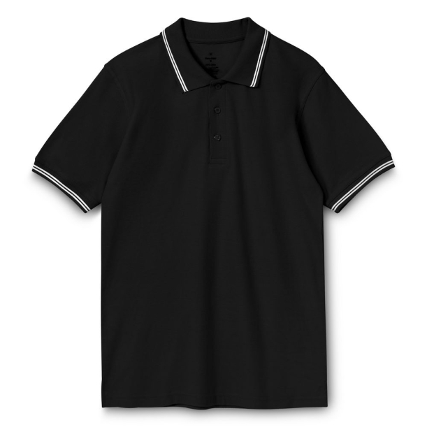 Рубашка поло Virma Stripes, черная, размер 3XL (Изображение 1)