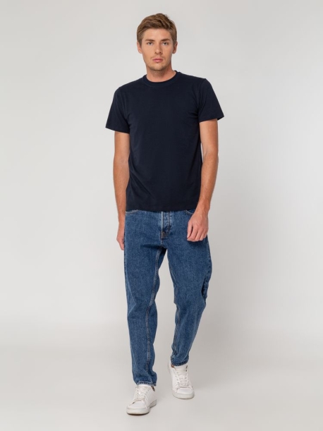 Футболка мужская T-bolka Stretch, темно-синяя (navy), размер M (Изображение 7)