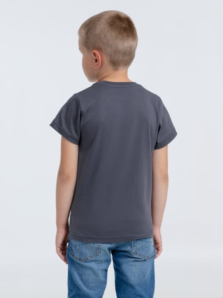 Футболка детская T-Bolka Kids, темно-серая (графит), 14 лет (Изображение 7)