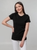 Футболка женская T-bolka Stretch Lady, черная, размер XXL (Изображение 5)