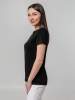 Футболка женская T-bolka Stretch Lady, черная, размер XXL (Изображение 7)