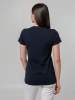 Футболка женская T-bolka Stretch Lady, темно-синяя (navy), размер S (Изображение 6)