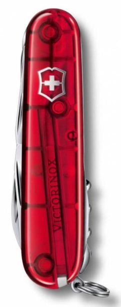 Офицерский нож Huntsman 91, прозрачный красный (Изображение 2)