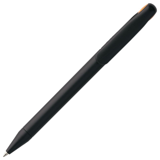 Ручка шариковая Prodir DS1 TMM Dot, черная с оранжевым (Изображение 4)