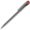Ручка шариковая Prodir DS1 TMM Dot, серая с красным (Изображение 1)