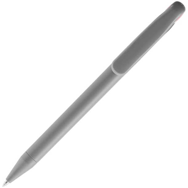 Ручка шариковая Prodir DS1 TMM Dot, серая с красным (Изображение 4)